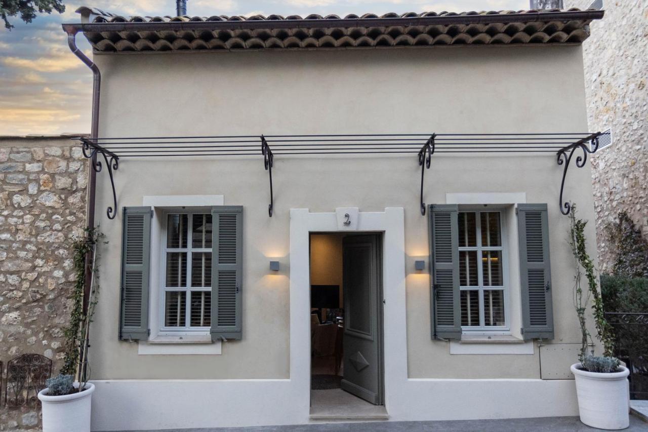 Mougins Collection - Magnifique Maison Au Coeur Du Vieux Village De Mougins, Vue Sur Les Alpes Du Sud エクステリア 写真