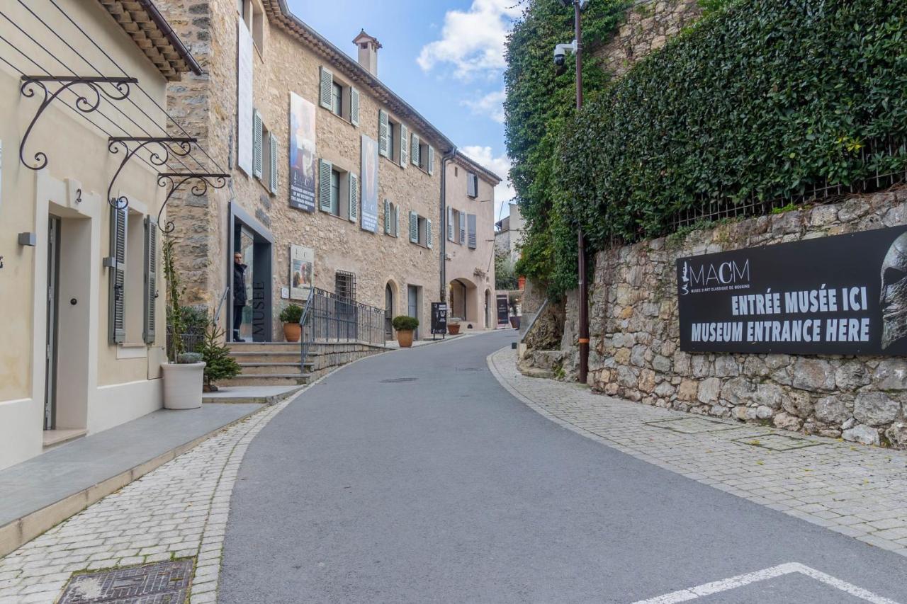 Mougins Collection - Magnifique Maison Au Coeur Du Vieux Village De Mougins, Vue Sur Les Alpes Du Sud エクステリア 写真